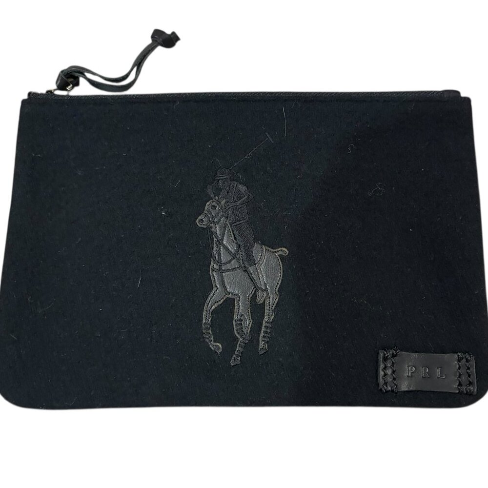 Ralph Lauren mini iPad/Kindle Case – Black Pattern with PRL Signature